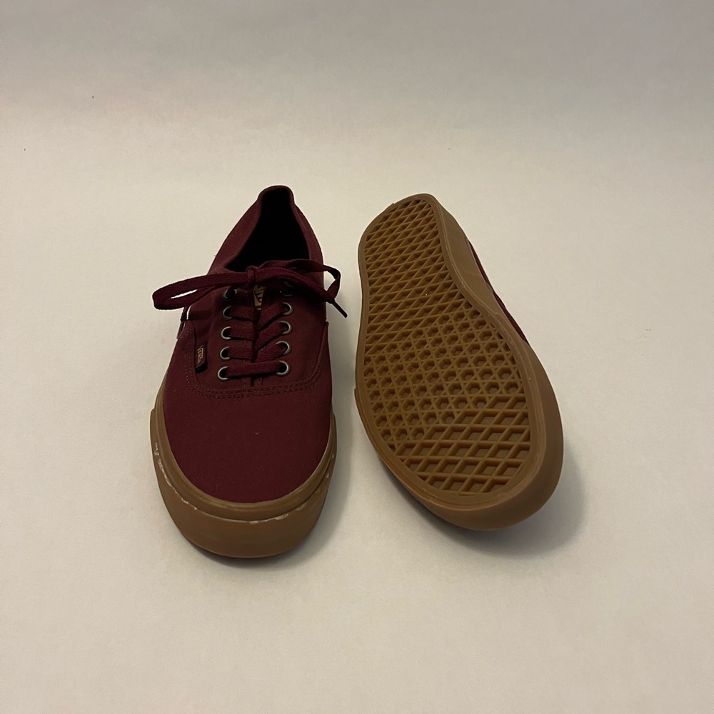 Vans Lace Up Burgundy/Gum